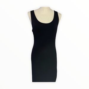 Black Tight Fitting Midi dress